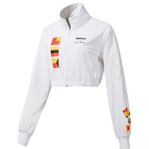 Reebok X Gigi Hadid rare crop track jacket size M EUC measurements in pics